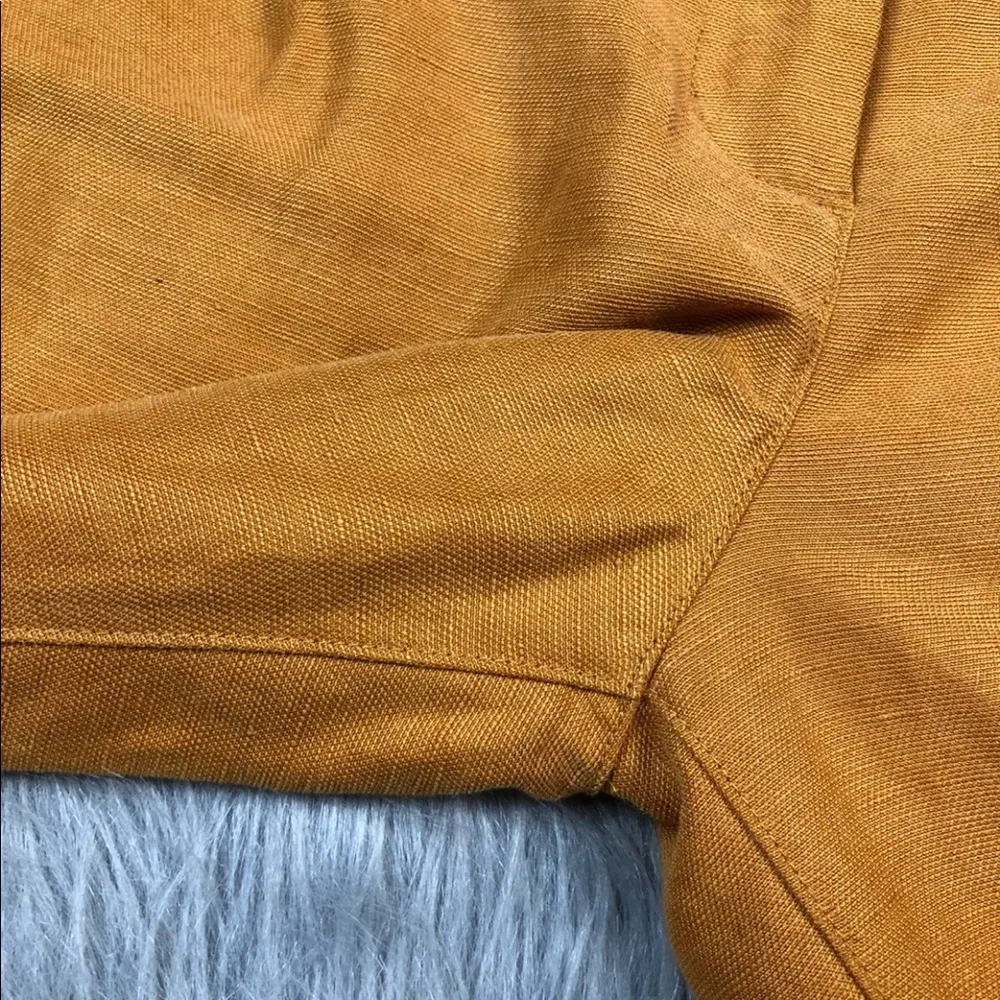 Wilfred Allant Crop Linen Pants Amber Earth Sz 2